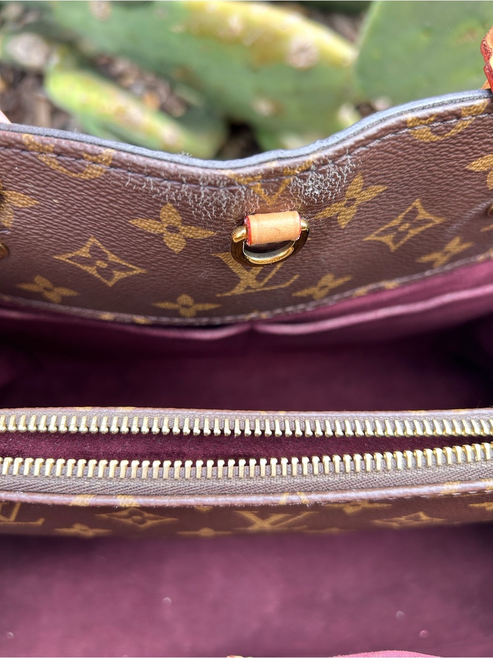 Louis Vuitton Monogram Montaigne Tote - Picture 7 of 11